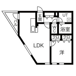 DEVELD栄生　WESTの物件間取画像